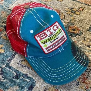 Farm Girl Mesh trucker red  & blue Cap